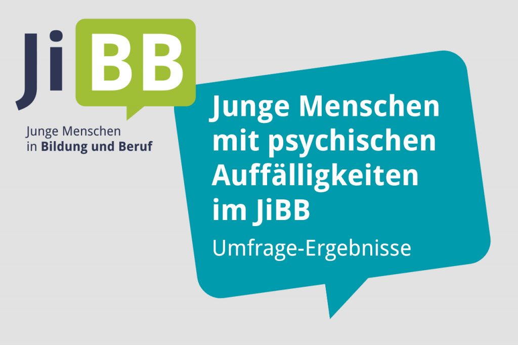 Kachel "Junge Menschen mit psychischen Auffälligkeiten im JiBB"