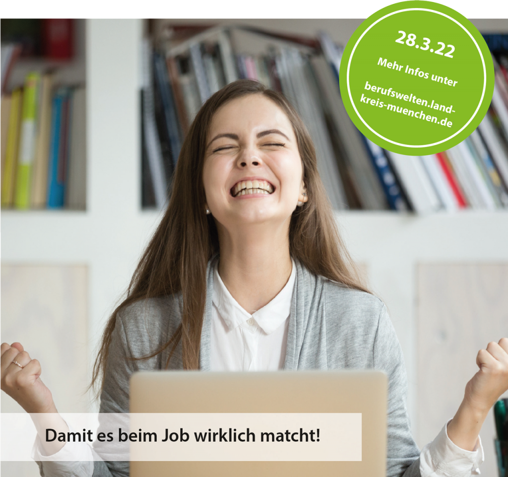 Geschafft – Mädchen freut sich unbändig über etwas, was sie gerade auf dem Laptop gesehen bzw. gelesen hat ...