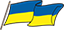 Ukraine-Flagge